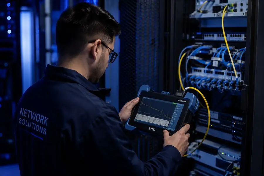 Caracterización de fibra óptica