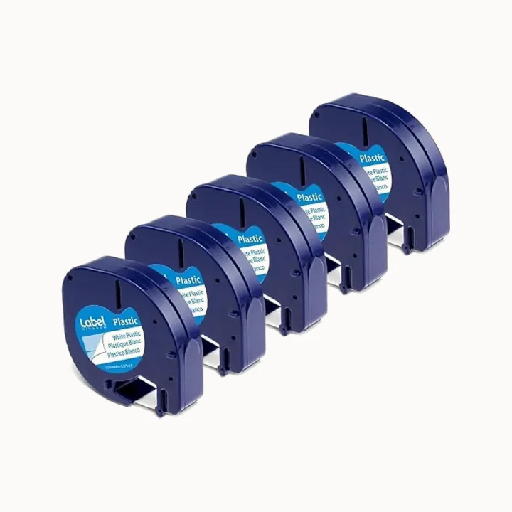 Cinta Dymo 1/2" plástica